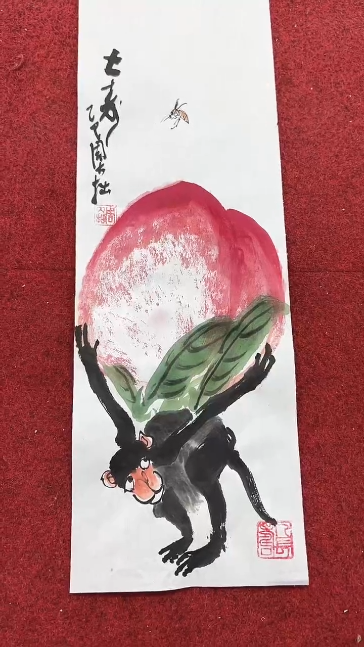 国画周大拙/国画/花鸟