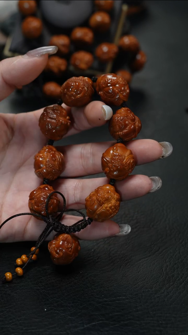 手串/手链橄榄核鱼子精品核文化