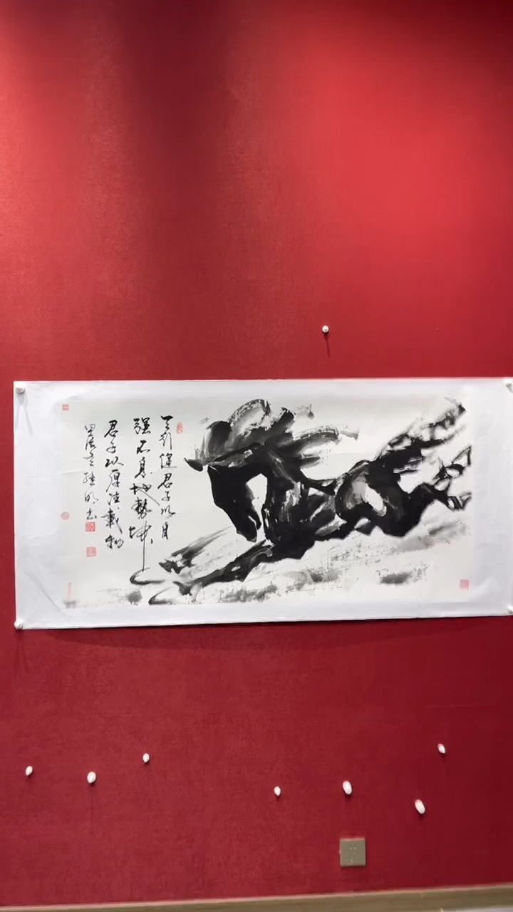 国画老师现场创作 24