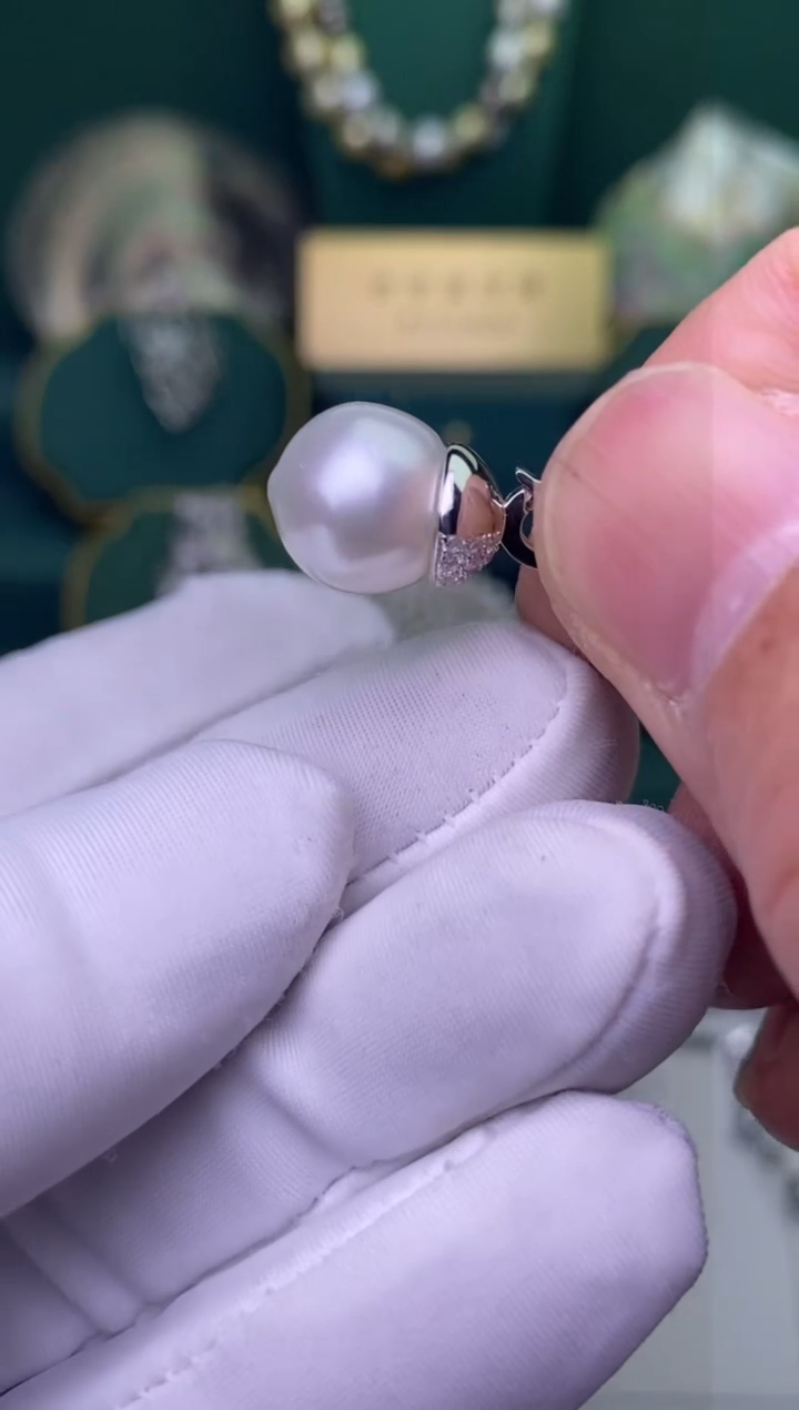 【闪购商品】海水珍珠颈饰银S925镶嵌1