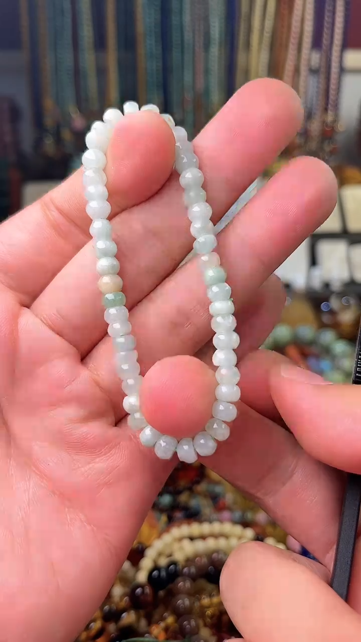 【闪购商品】翡翠手链未镶嵌(一物一件)0003990