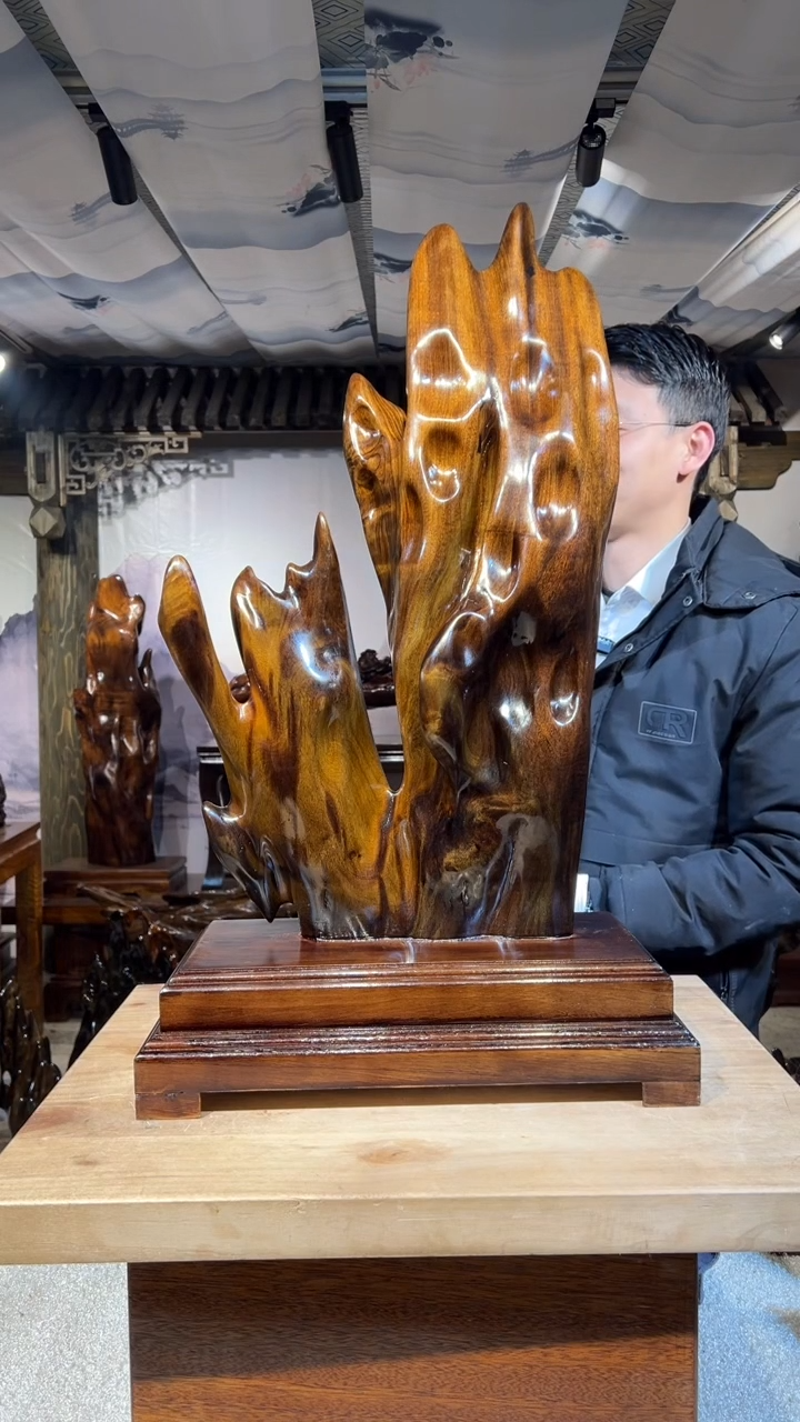 【闪购商品】金丝楠金丝楠小叶桢楠摆件76-43-23