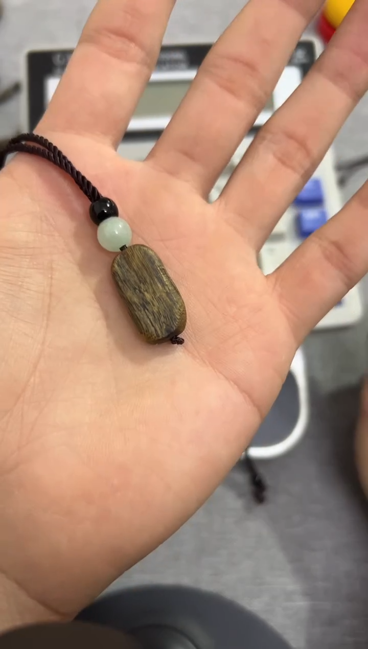 【闪购商品】沉香沉香碎屑奇楠树心珠项链2克+ 多样性发其一