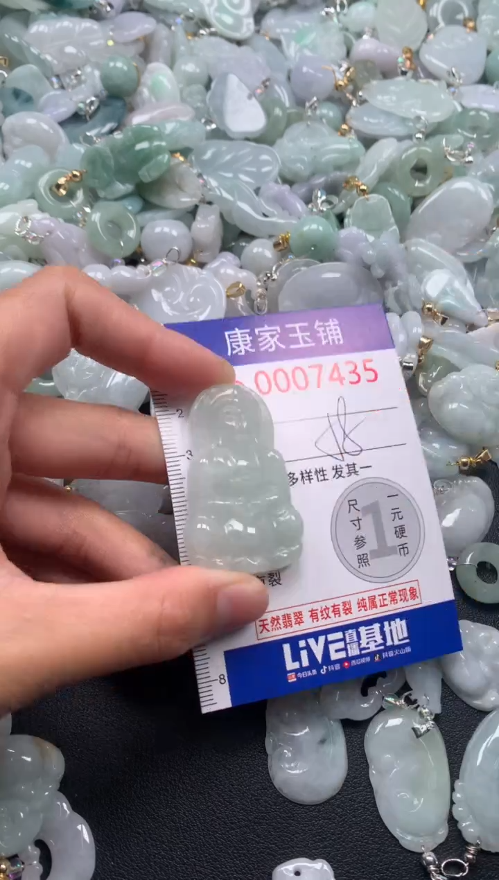 颈饰未镶嵌翡翠7435