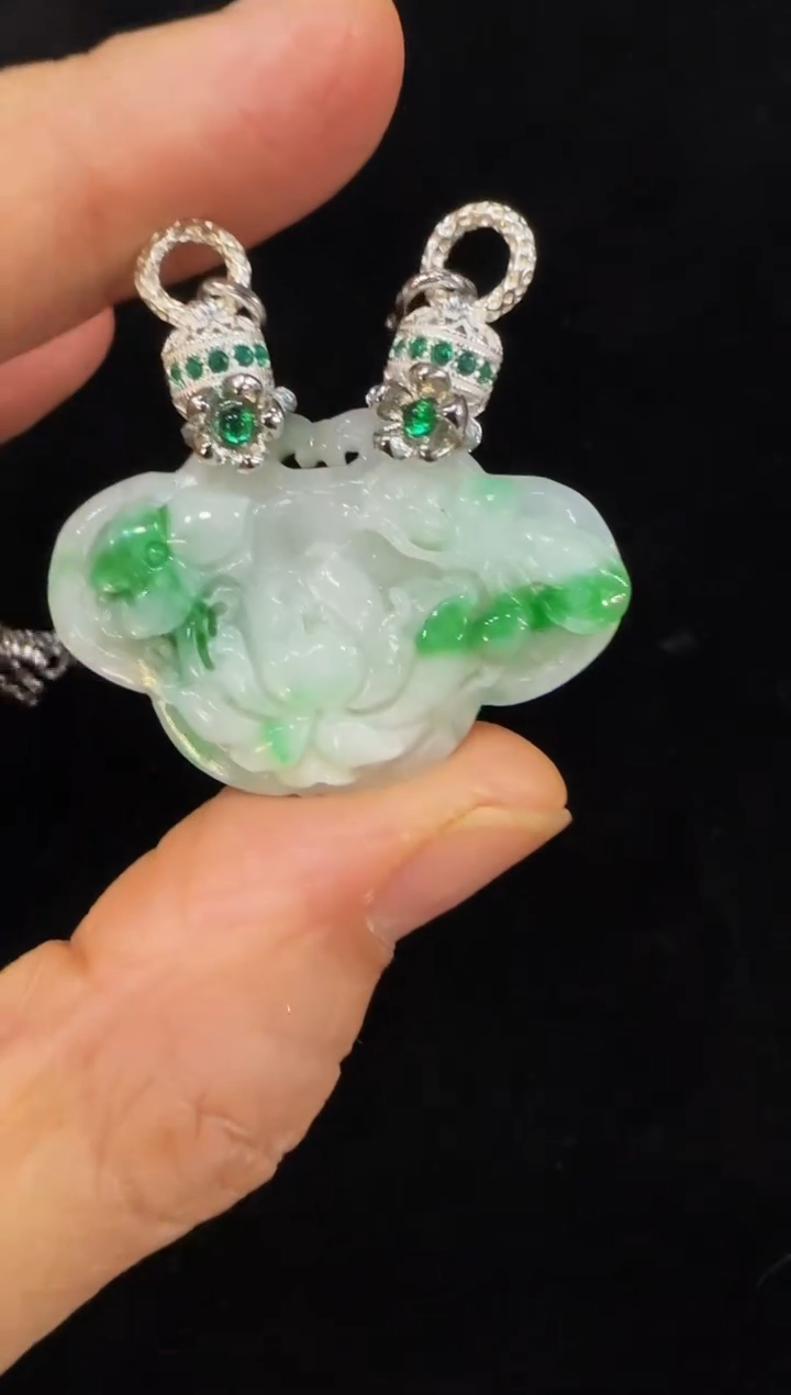 颈饰未镶嵌翡翠国风