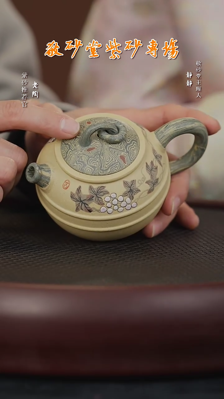 【闪购商品】紫砂茶壶陶SFY43陈家玉绞泥线圈本山段200