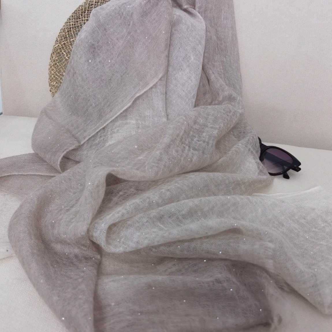 羊绒尼泊尔工艺云雾绒四季轻柔围巾