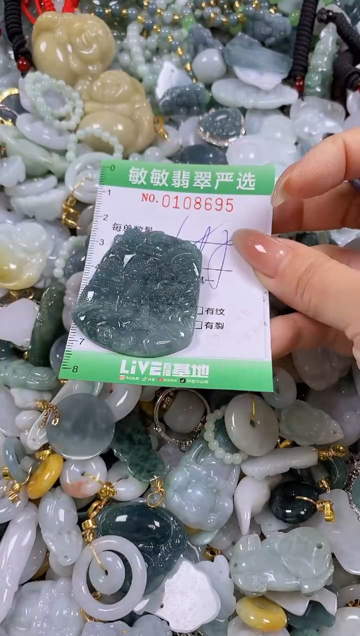 【闪购商品】翡翠颈饰未镶嵌闪购0108695多样性发其一