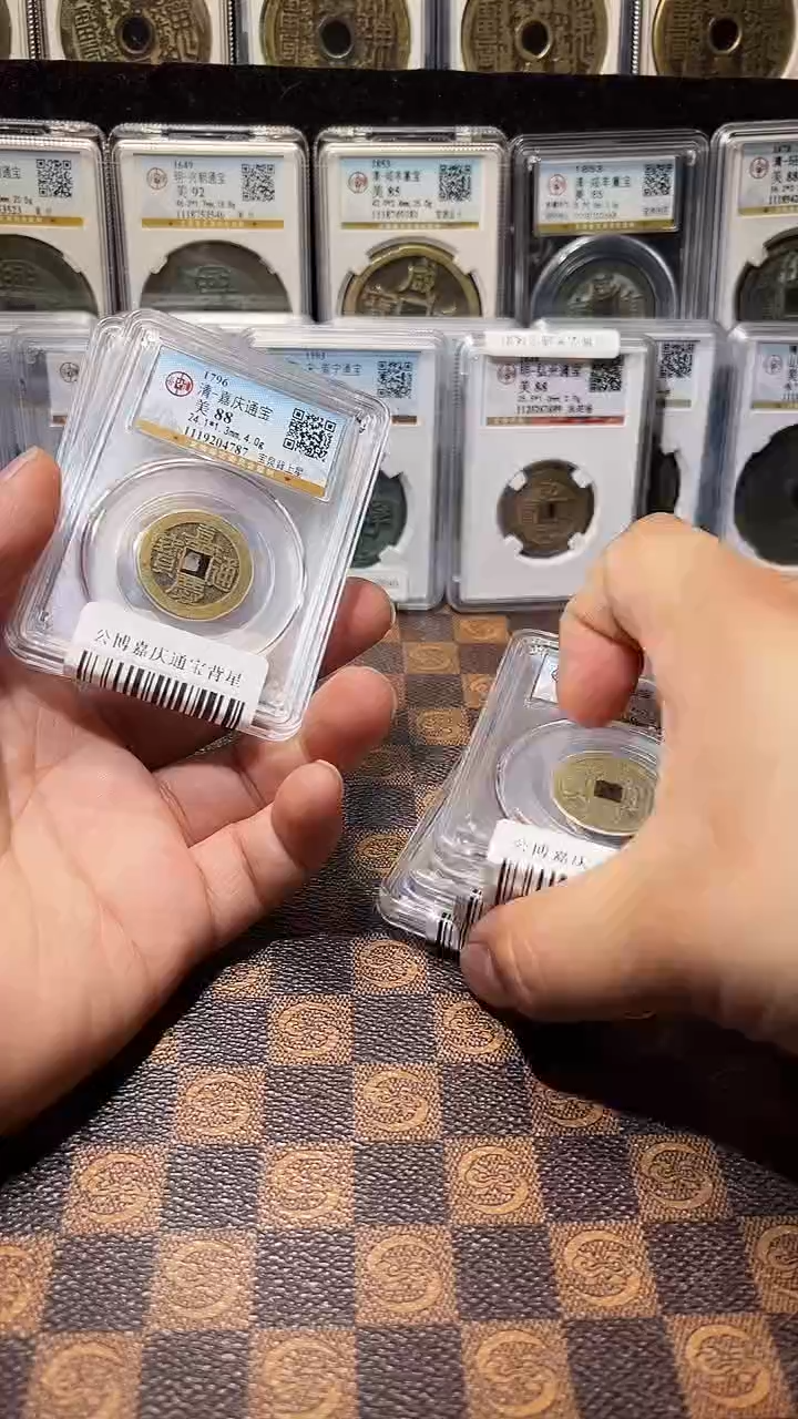 铜A205公博嘉庆通宝背星88(斐风)