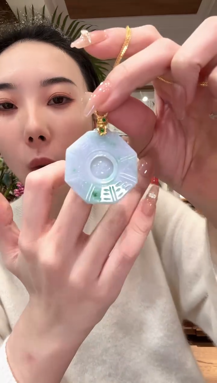 【闪购商品】翡翠颈饰未镶嵌国风