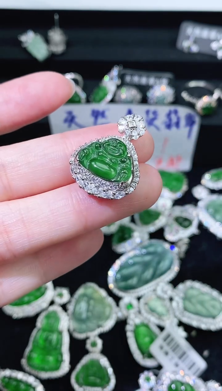 【闪购商品】翡翠未镶嵌颈饰精美翡翠-多样性只发一件H419