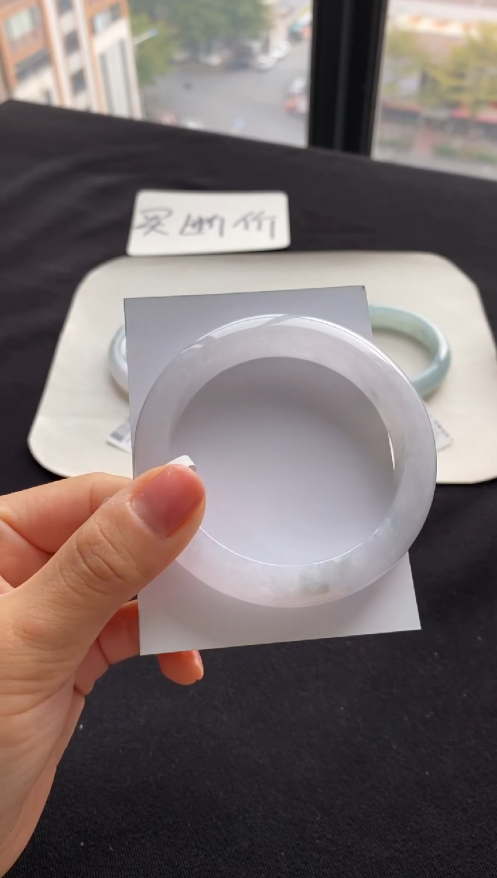 【闪购商品】翡翠手镯未镶嵌55正圈--不退不换