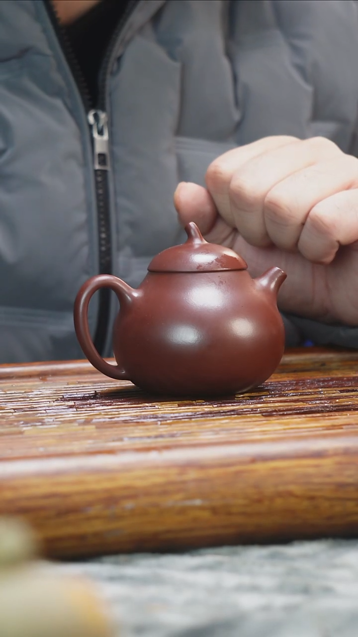 茶壶紫砂紫袍玉沙光塑茄瓜