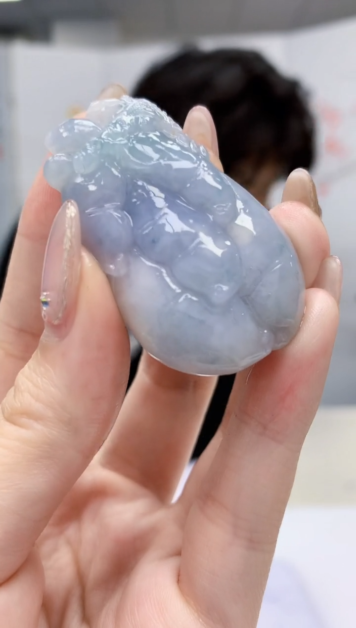 【闪购商品】定制翡翠未镶嵌5145jw-毛货挂件25