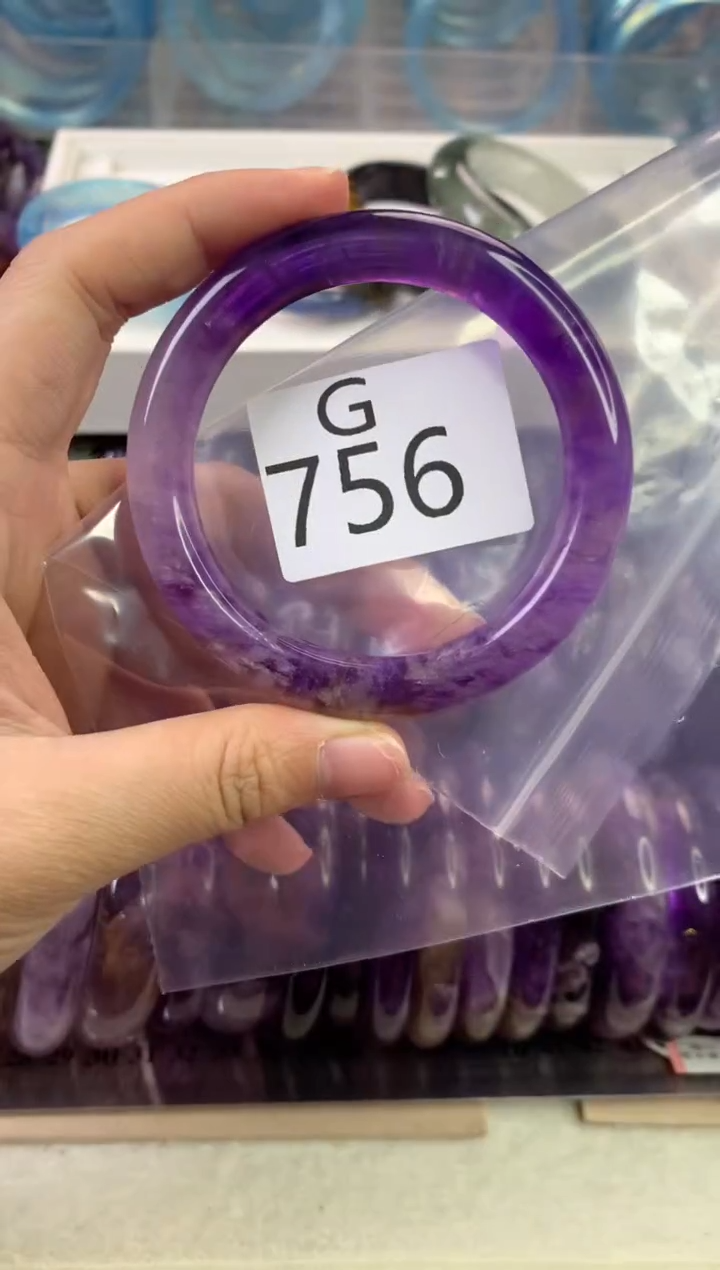 【闪购商品】水晶水晶手镯G未镶嵌756-55