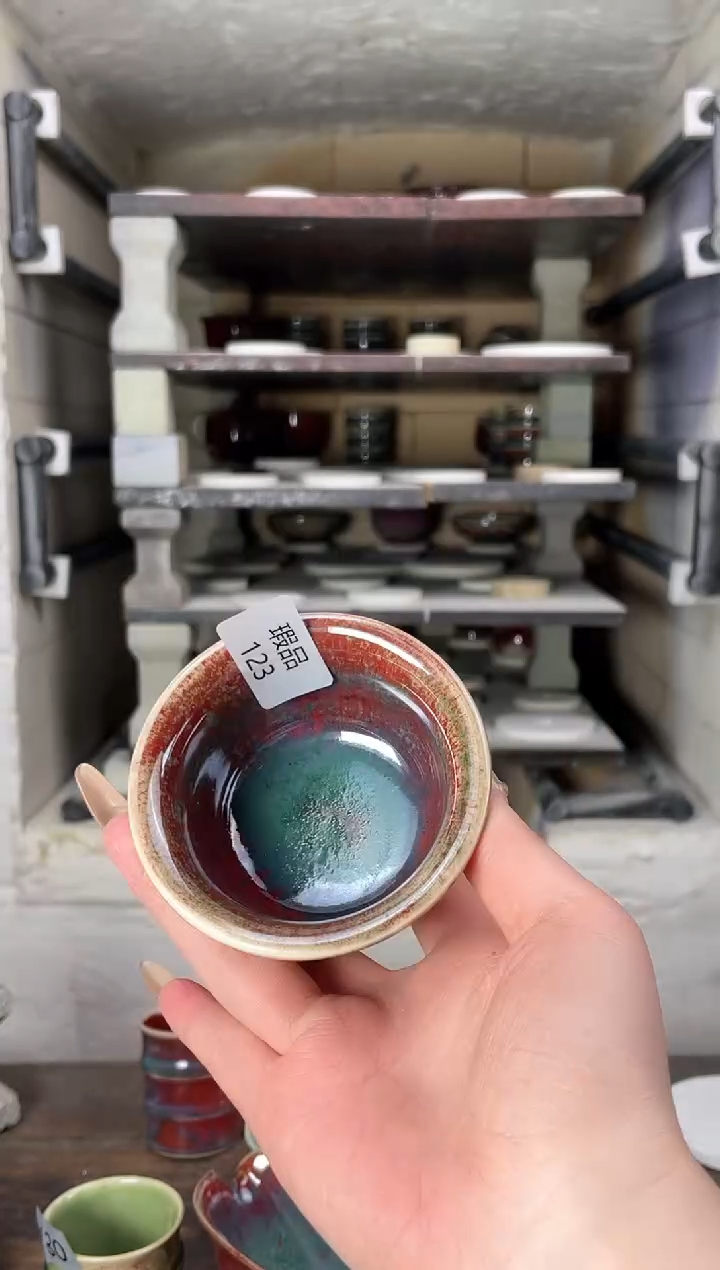 【闪购商品】摆件钧瓷手工茶器窑变