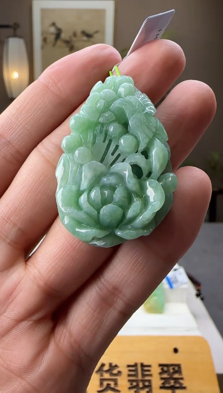 吊坠(不含链)未镶嵌翡翠AR@@60B7J18511