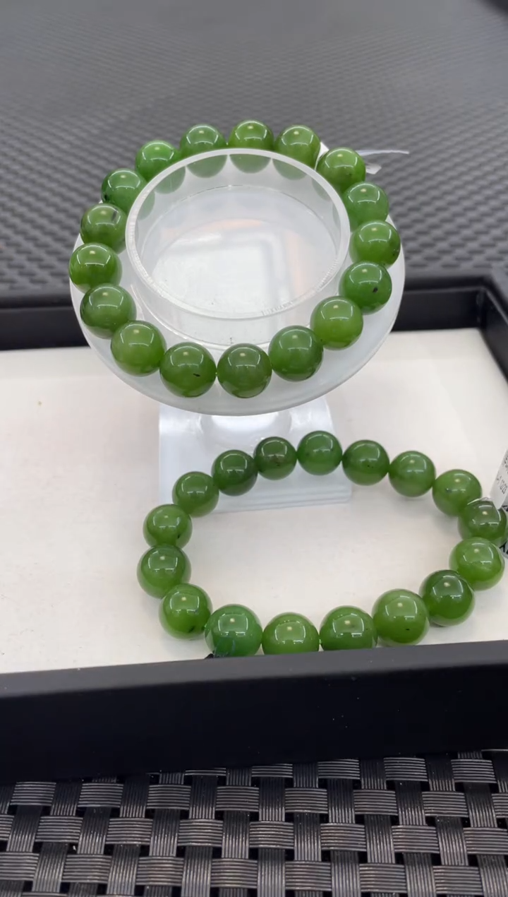 未镶嵌手链和田玉有矿点（多样性发一件）S1784-1