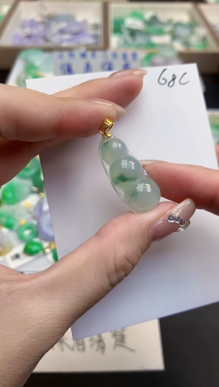 颈饰未镶嵌翡翠天然缅甸a货翡翠