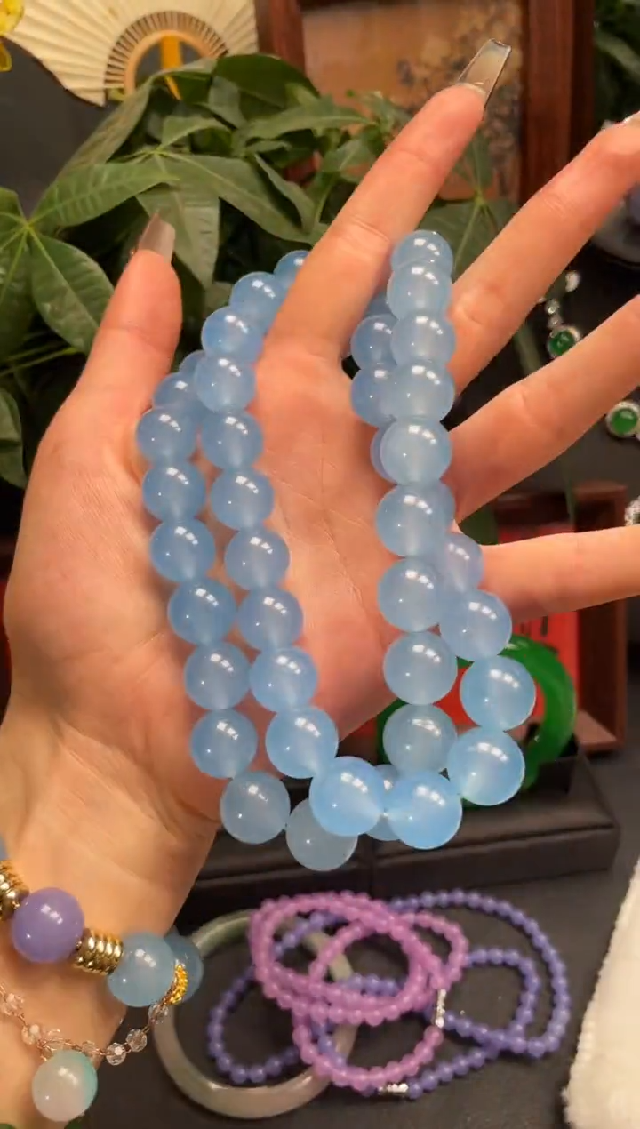 静宝石英岩珠串ZC