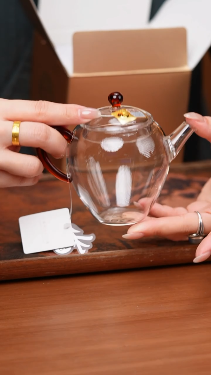 【闪购商品】禾器/晶彩文巧壶/琥珀色