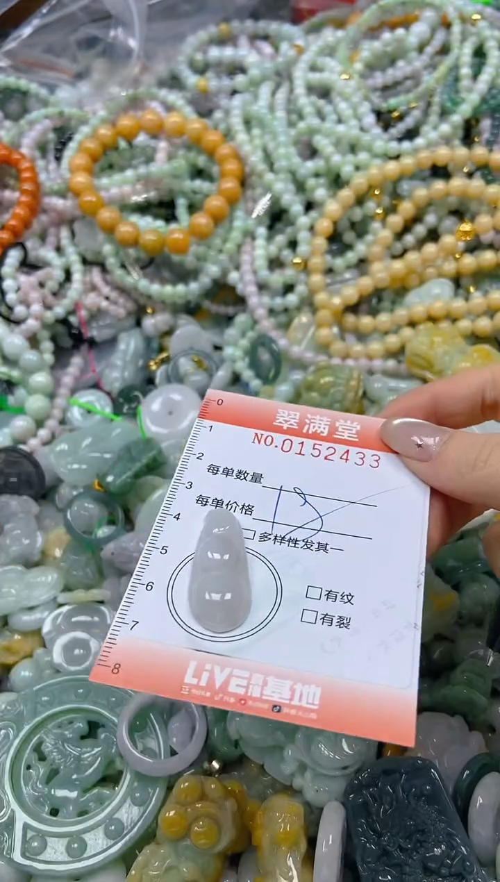 翡翠未镶嵌颈饰闪购0152433