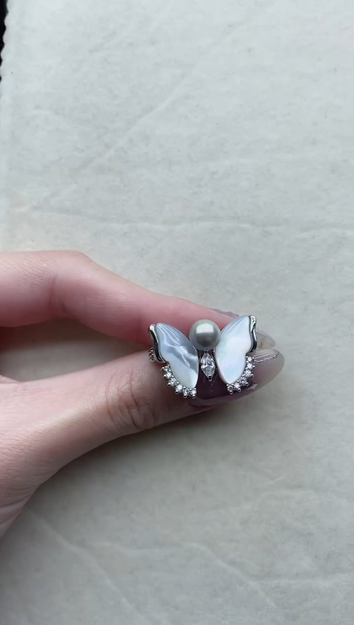 【闪购商品】海水珍珠胸针未镶嵌Y5