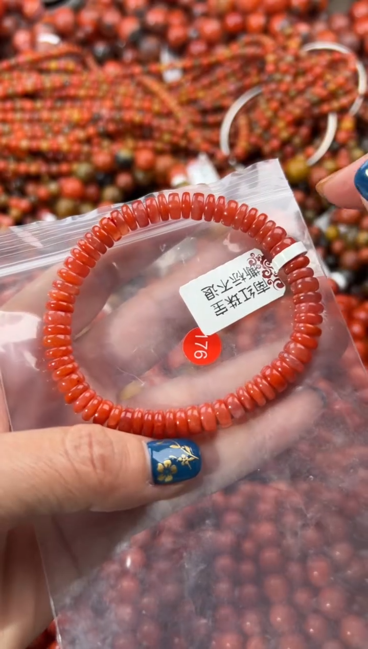 未镶嵌手串南红玛瑙1