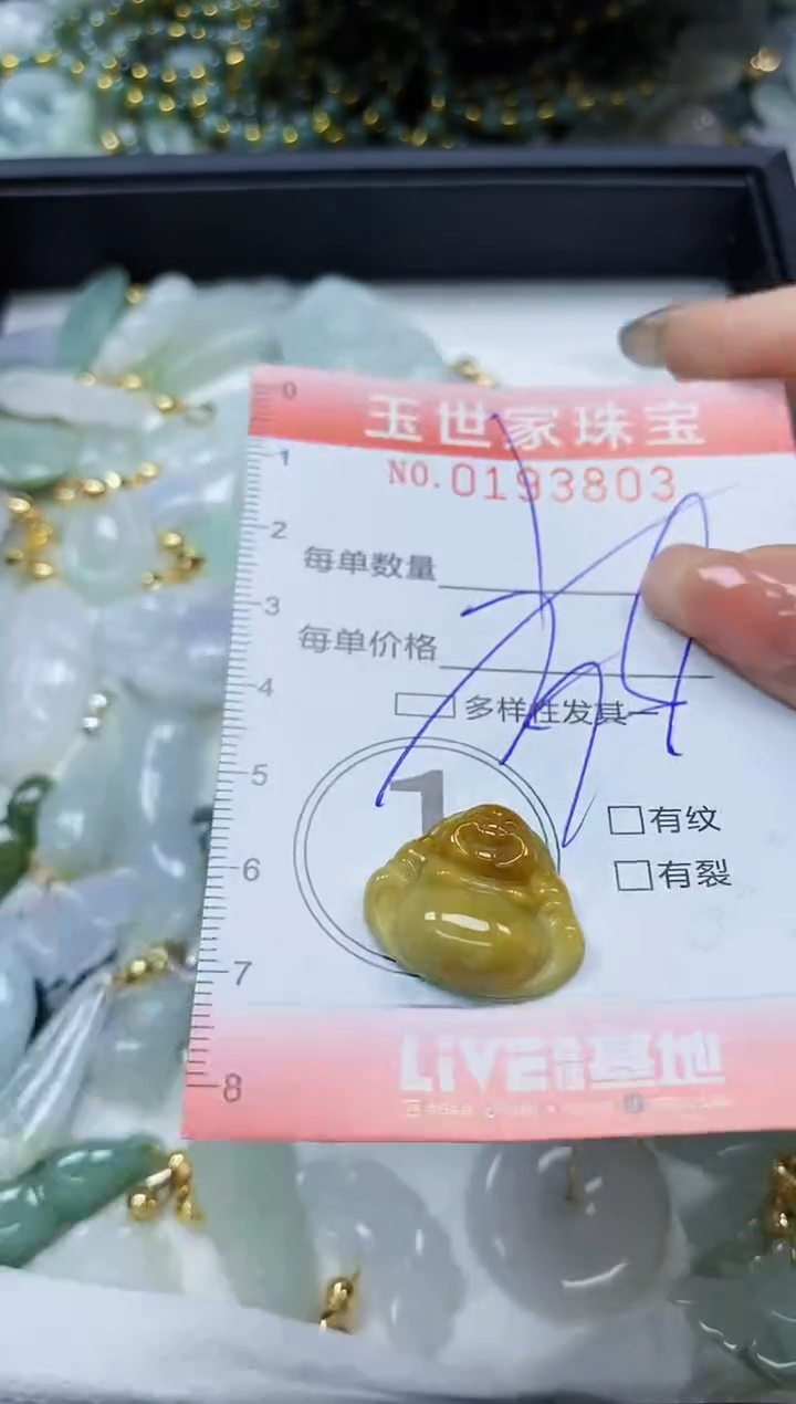 【闪购商品】翡翠颈饰未镶嵌闪购商品00193803多样性发其一