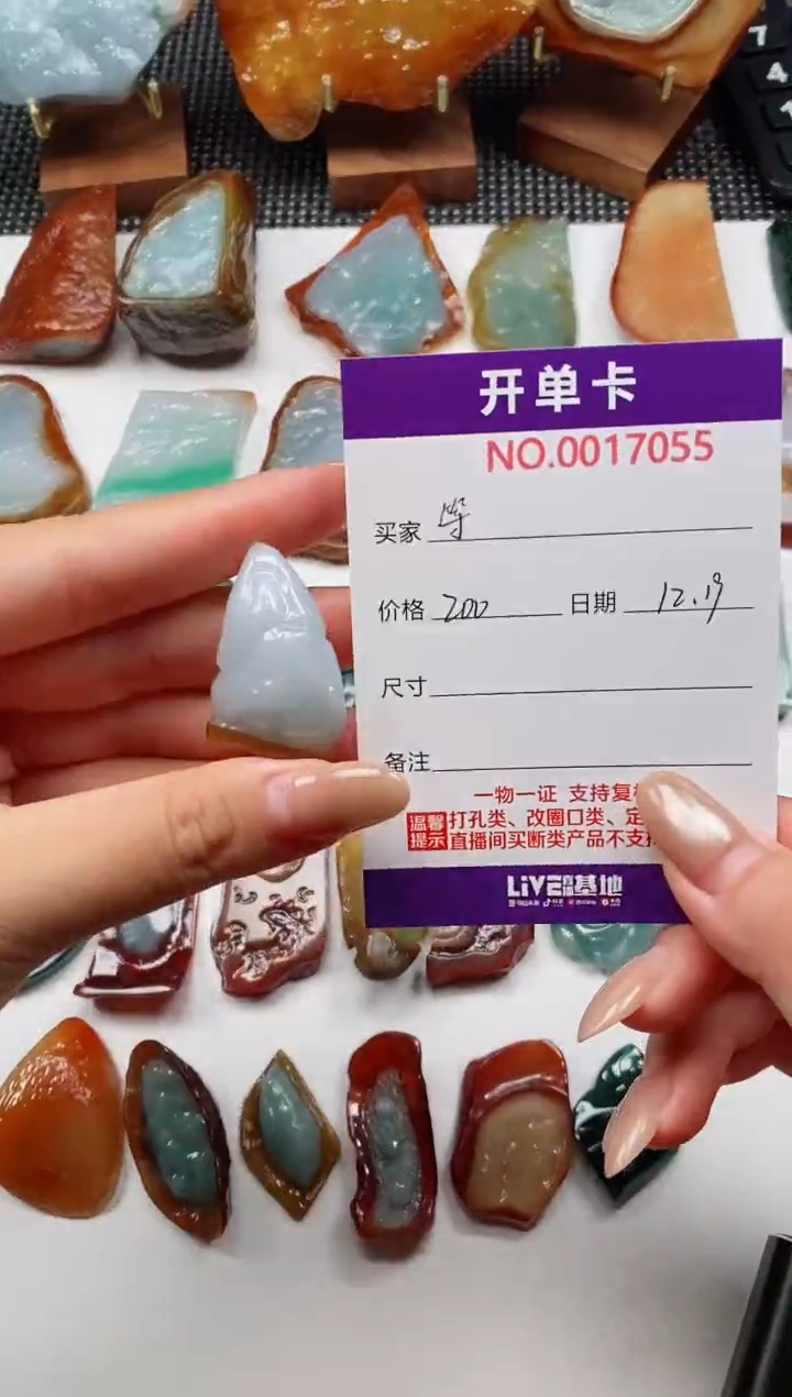 颈饰未镶嵌翡翠用****4随形