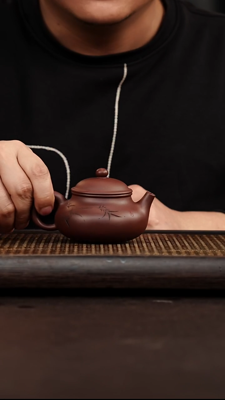 紫砂茶案宜兴悦茗壶紫砂  底槽清  容天