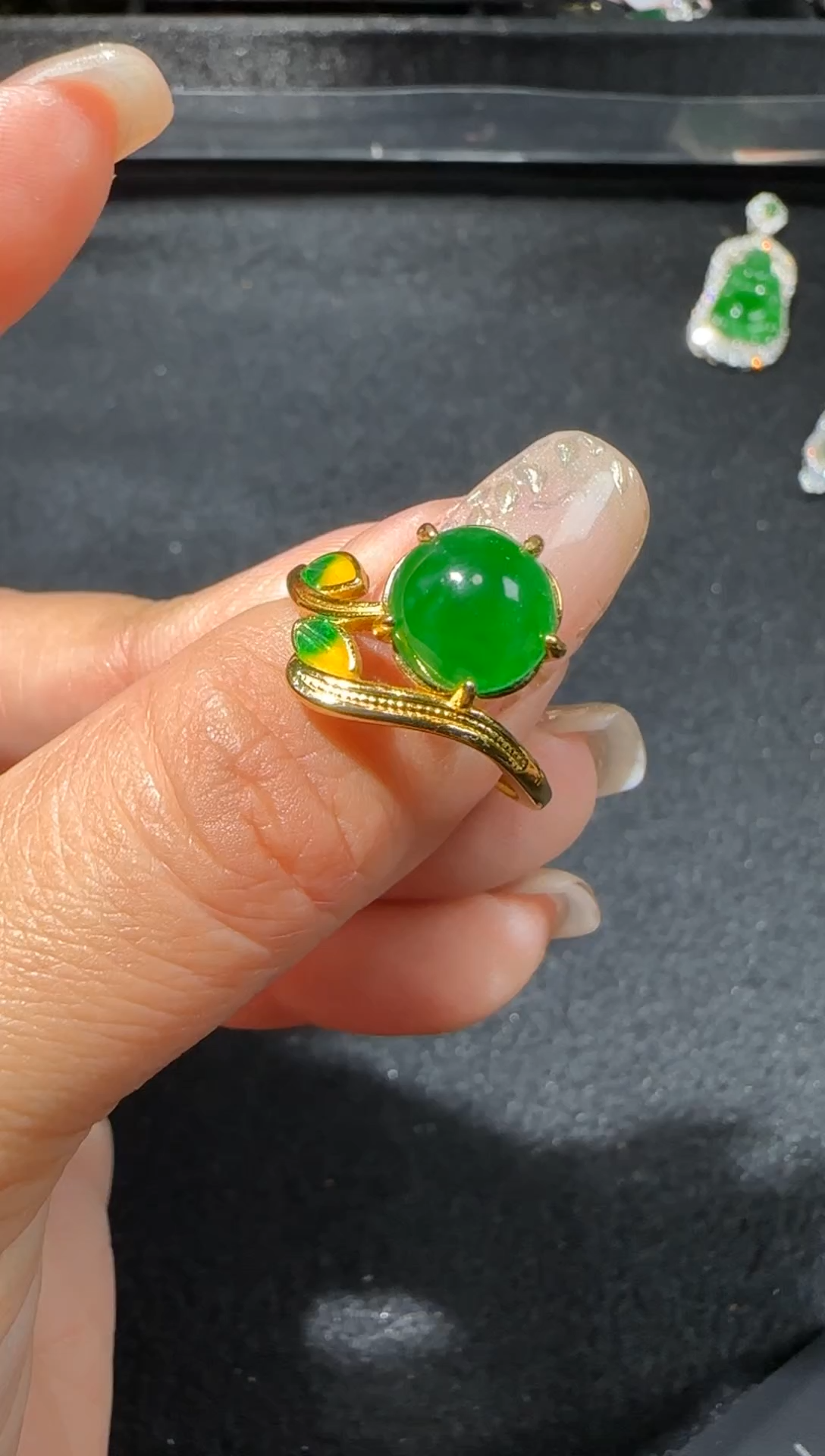 【闪购商品】翡翠戒指未镶嵌多样性发货拍一发一