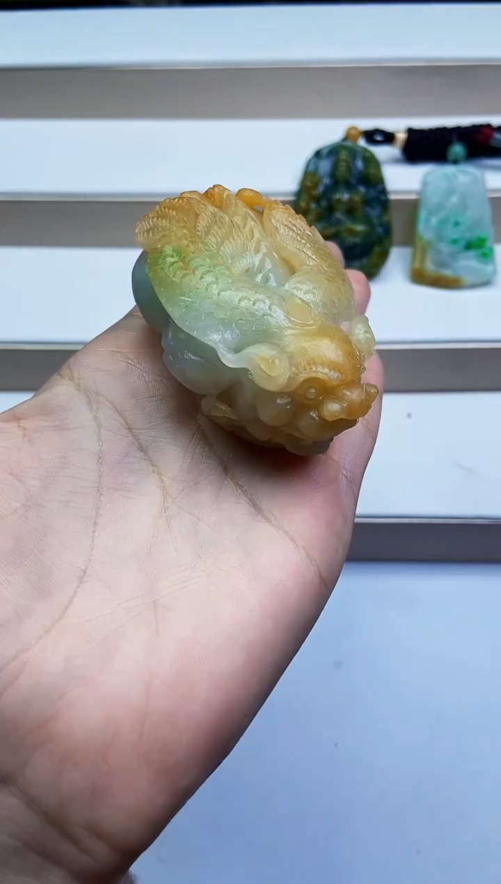 颈饰未镶嵌翡翠翡翠A货