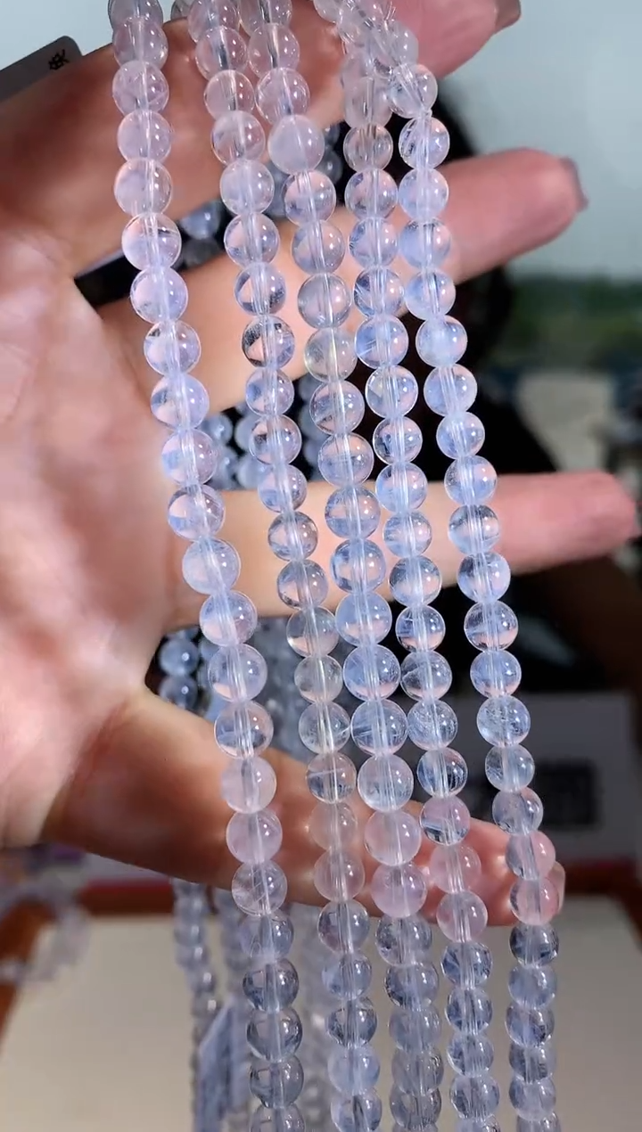 手链未镶嵌水晶5mm多圈蓝针手链多样性发其一