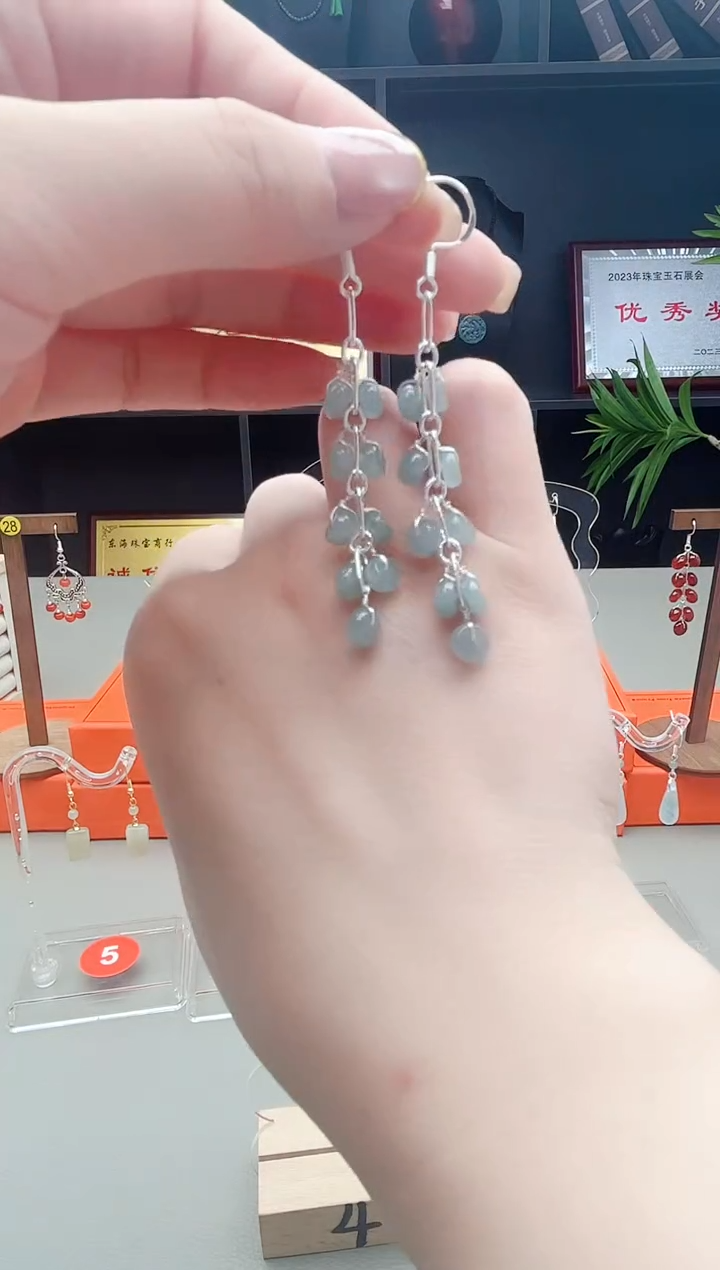 未镶嵌翡翠耳饰911