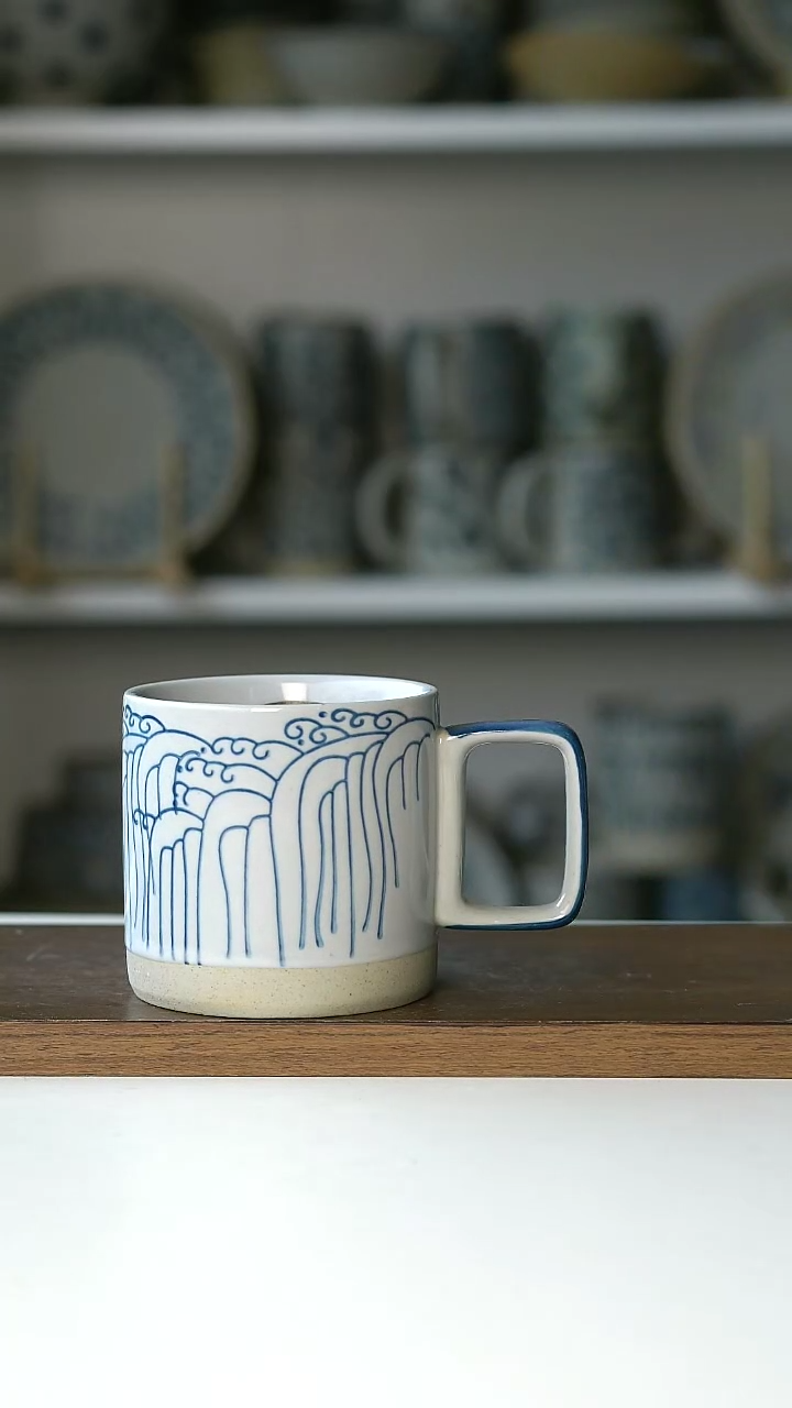 【闪购商品】陶瓷003粗陶马克杯微瑕@4-2@