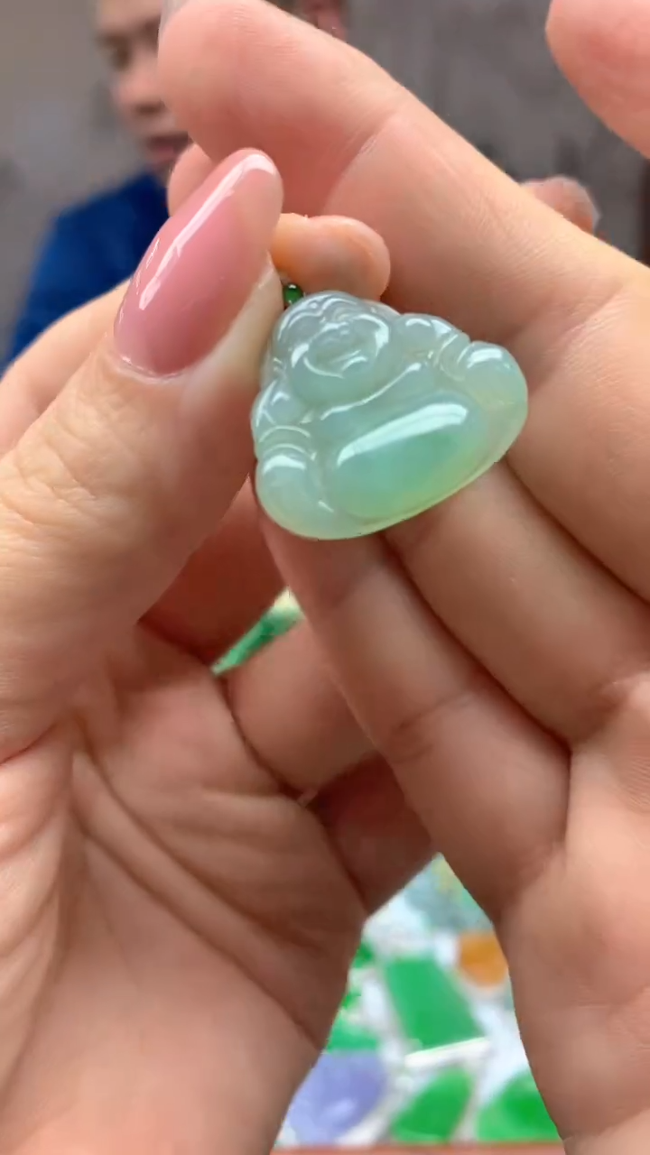 【闪购商品】翡翠颈饰18K金镶嵌98-天然翡翠