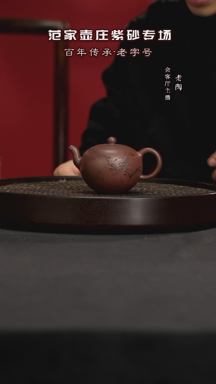 【闪购商品】紫砂茶壶陶JTT147田大伟初望大生古青灰205