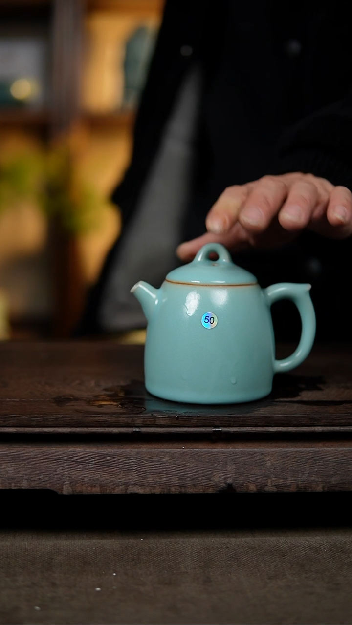 【闪购商品】杯仿古天青精工秦权壶瑕50