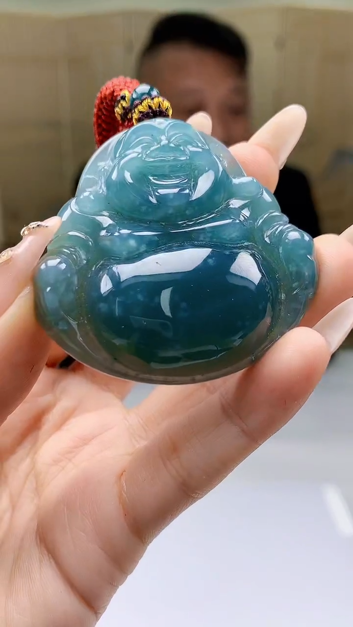 【闪购商品】定制翡翠未镶嵌4969ty-毛货挂件82