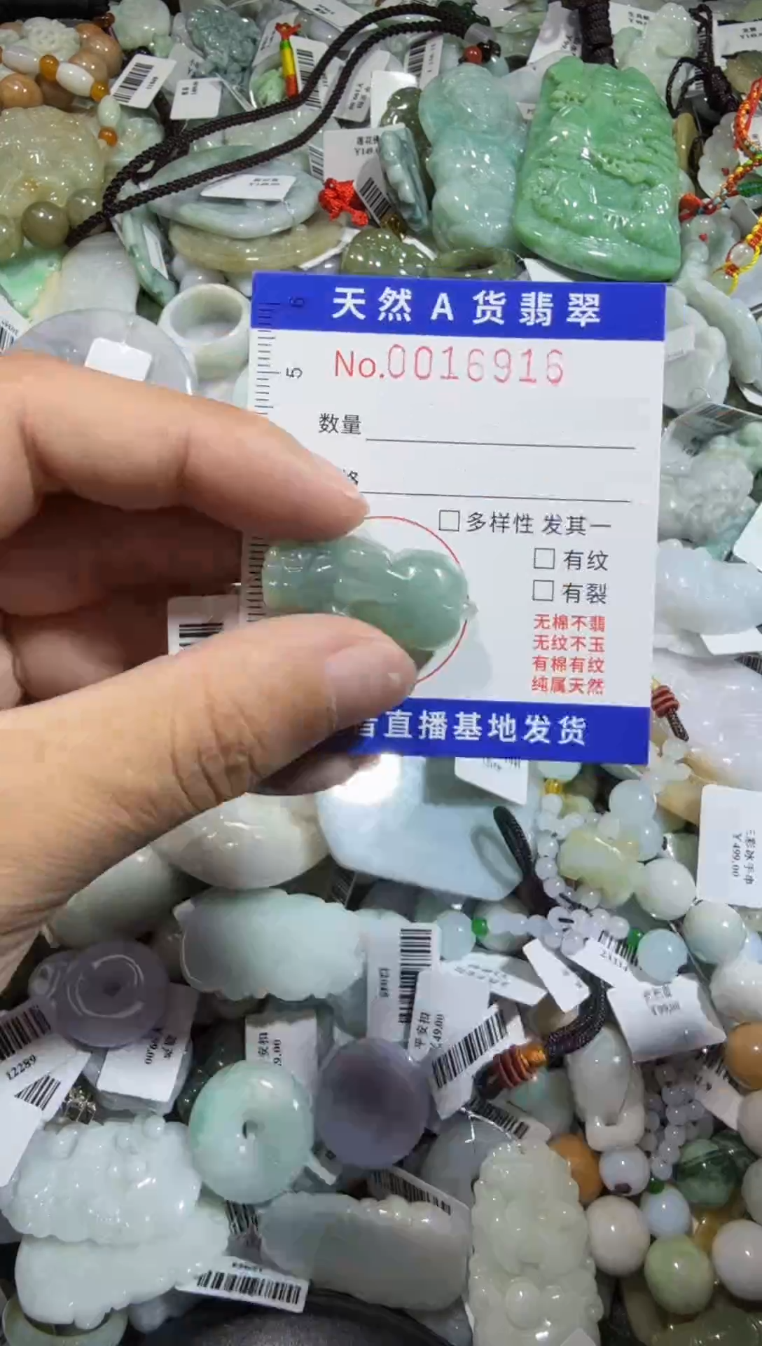 【闪购商品】翡翠颈饰未镶嵌00016916