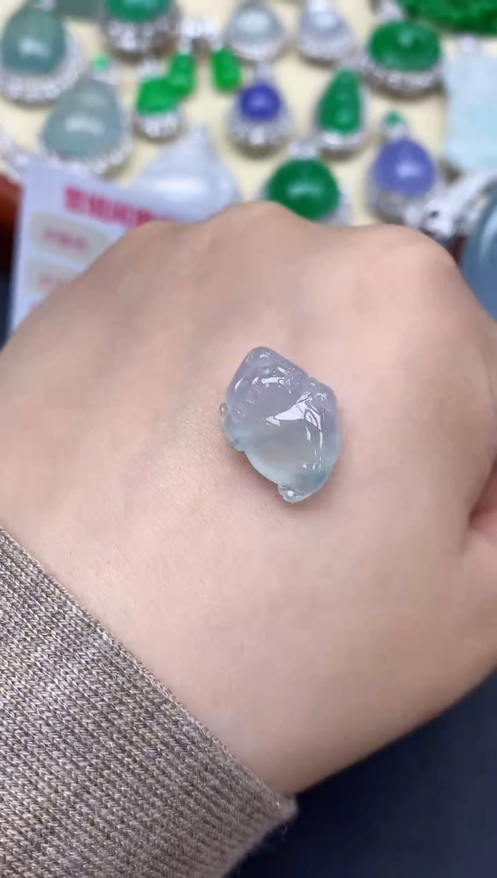 颈饰未镶嵌翡翠101-中国好珍宝
