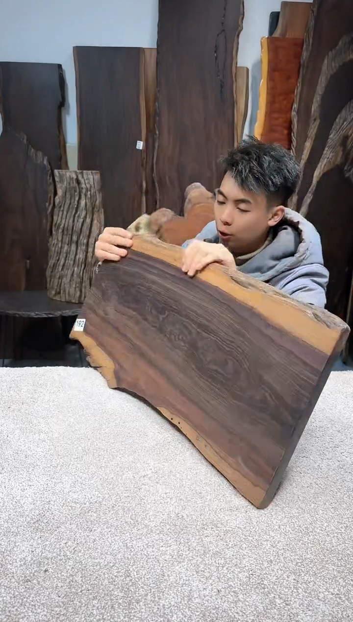 【闪购商品】风车木（黑檀木）尺寸67*33*2.2编号192