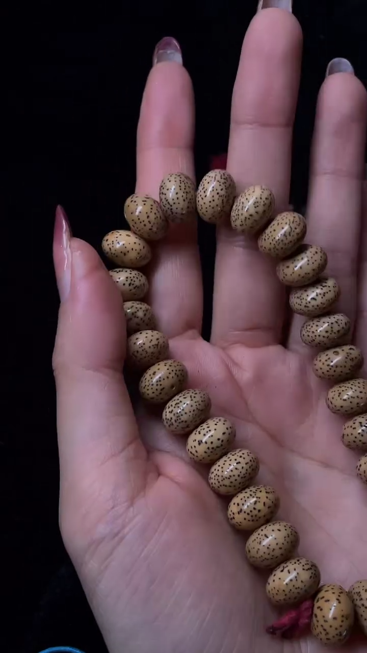 【闪购商品】星月菩提手串精工级陈籽算盘13*9手持