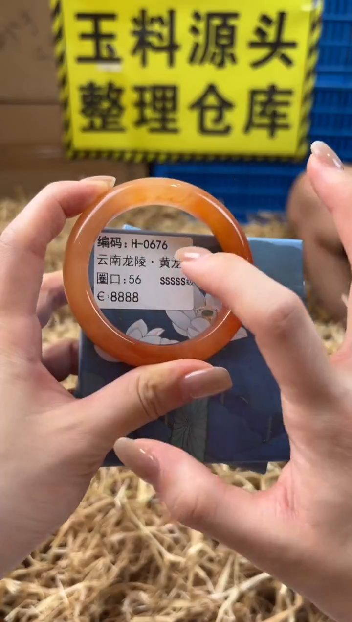 未镶嵌手镯石英质玉H-0676