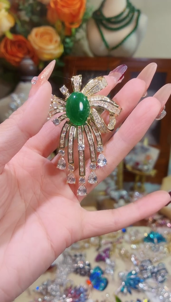 合成立方氧化锆铜合金高山流水