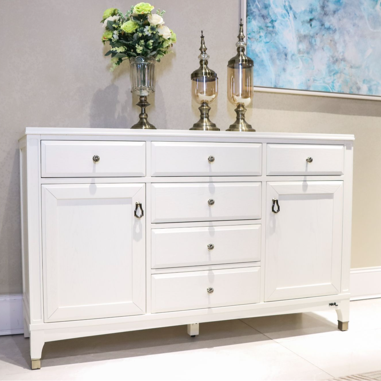 polocyte/保罗赛特美式时尚斗柜客厅 1450*420*900家用大容量