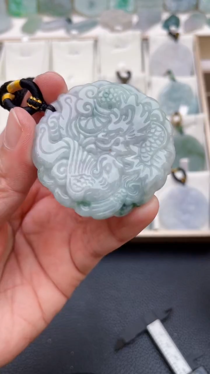 颈饰未镶嵌翡翠天然缅甸翡翠A货503