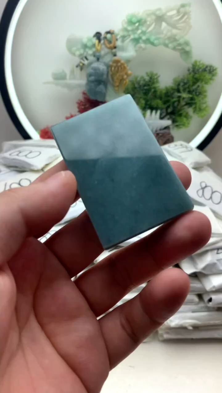 颈饰未镶嵌翡翠无事牌