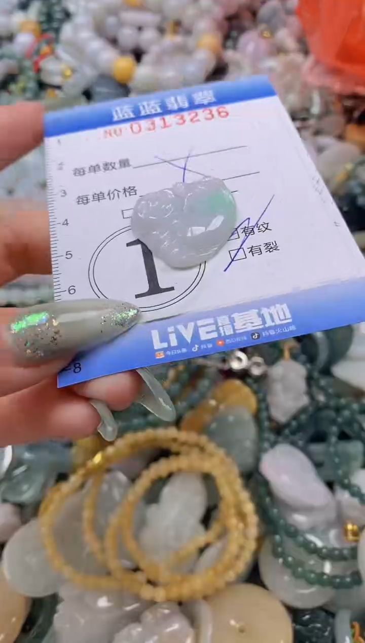 翡翠未镶嵌颈饰闪购0313236